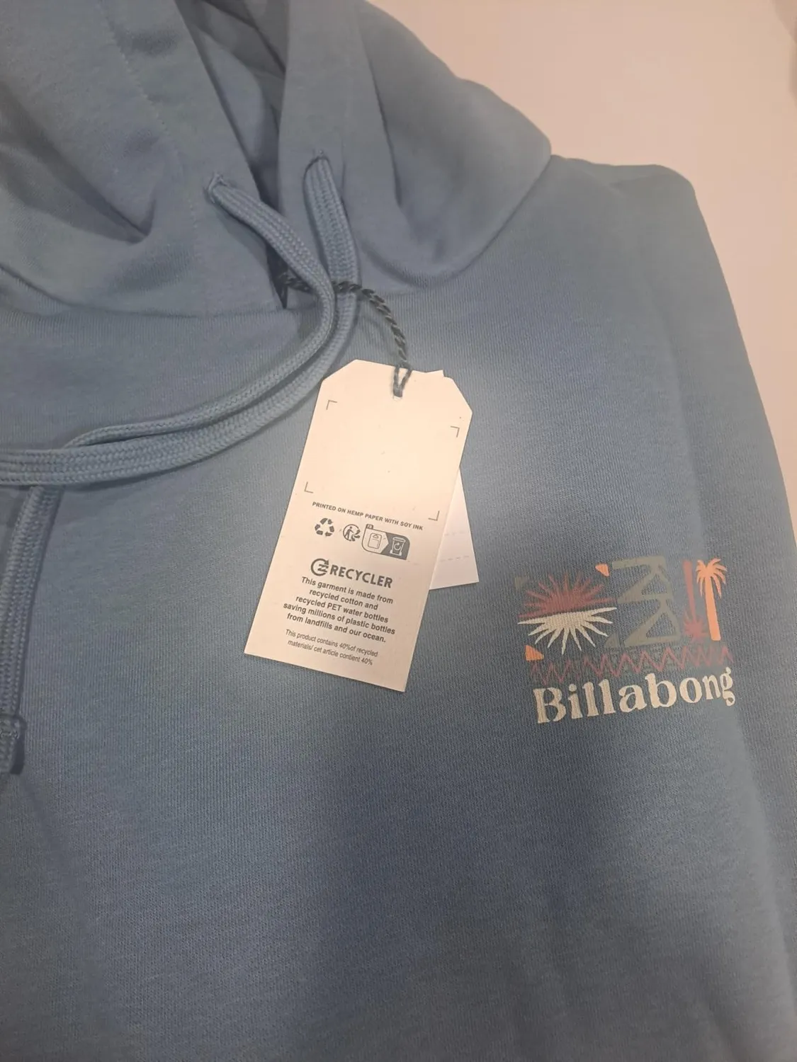 Billabong Foundation Po felpa uomo blu cappuccio