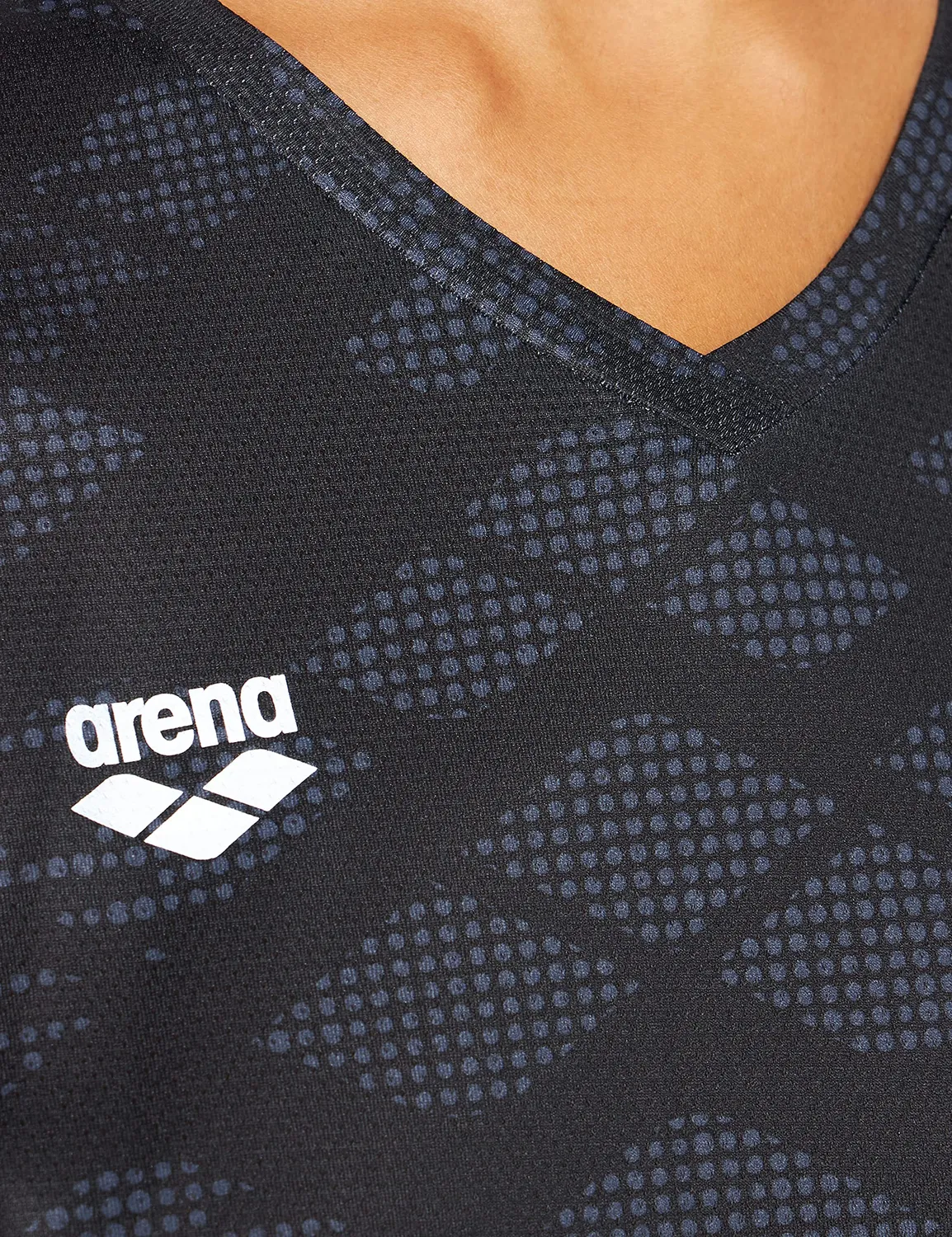 Arena Run Mesh Solid t-shirt donna sportiva maniche corte