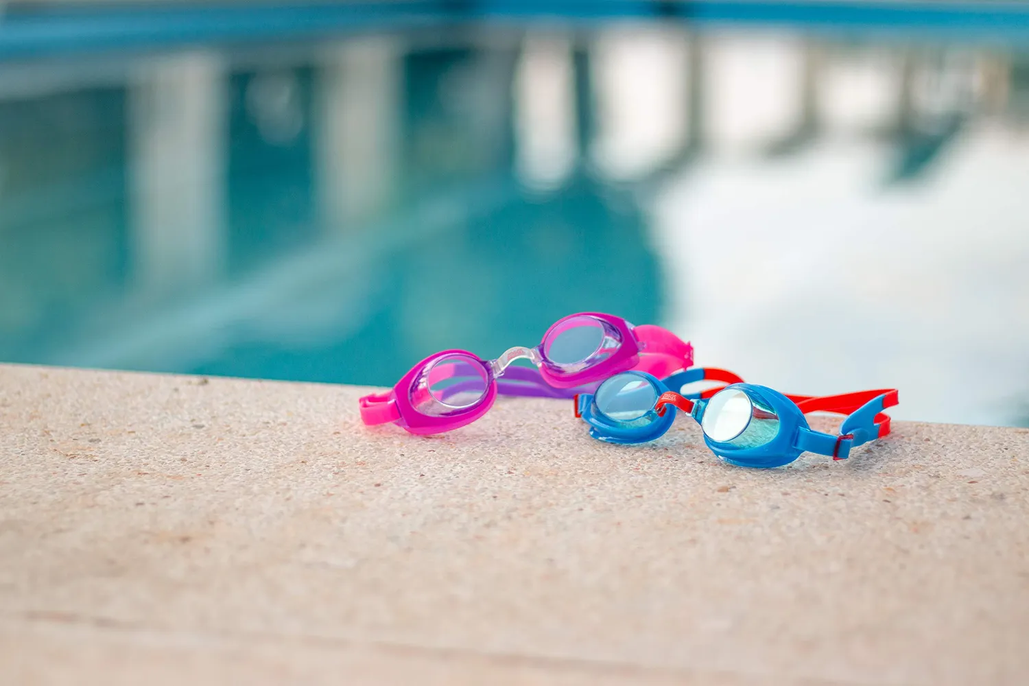Zoggs Ripper Junior occhialini nuoto blu antiappannamento