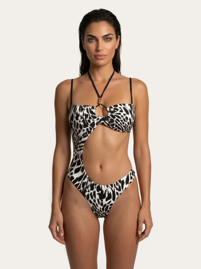 4 Giveness Melted Skin intero cut-out animalier