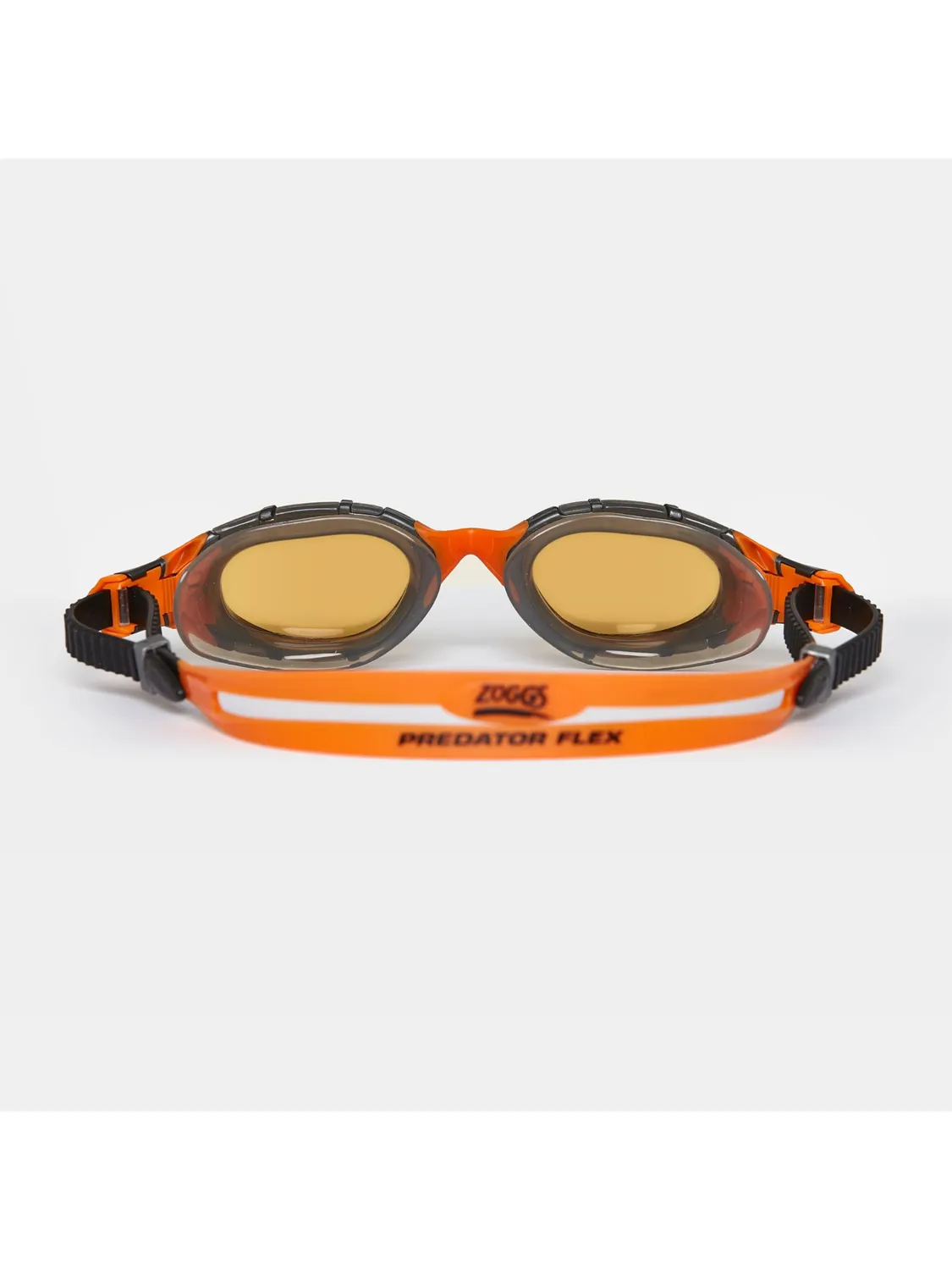 Zoggs Predator Flex occhialini polarizzati nero arancio