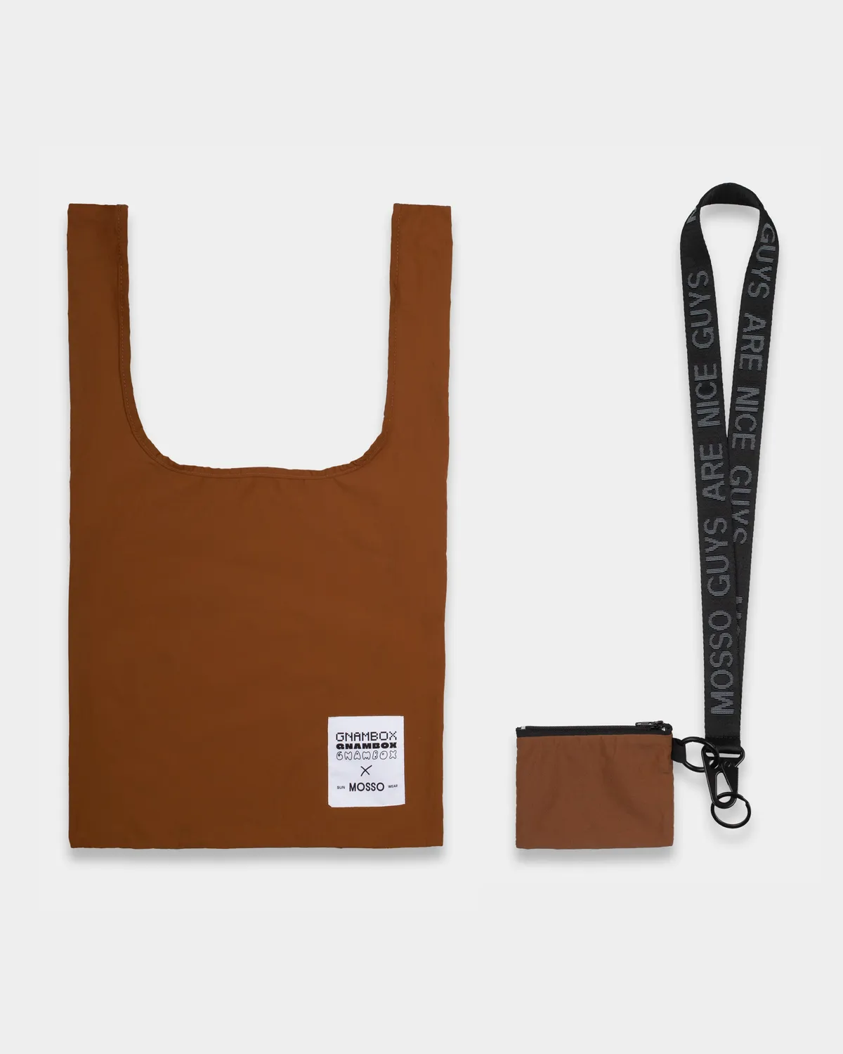 Mosso Sunwear Gnambox pochette collo marrone