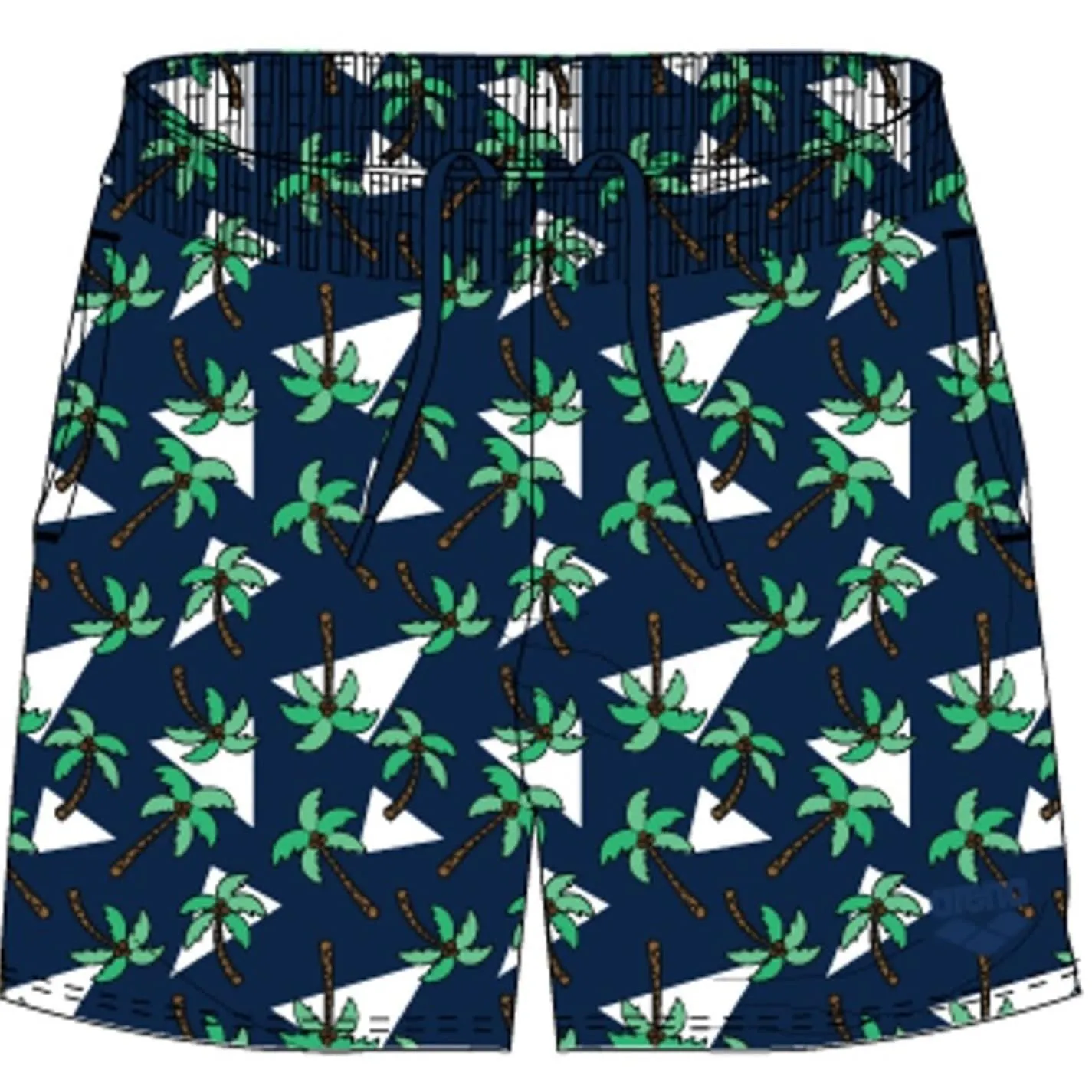 Arena M Fantasy pantaloncini mare uomo 36,5 cm asciugatura rapida