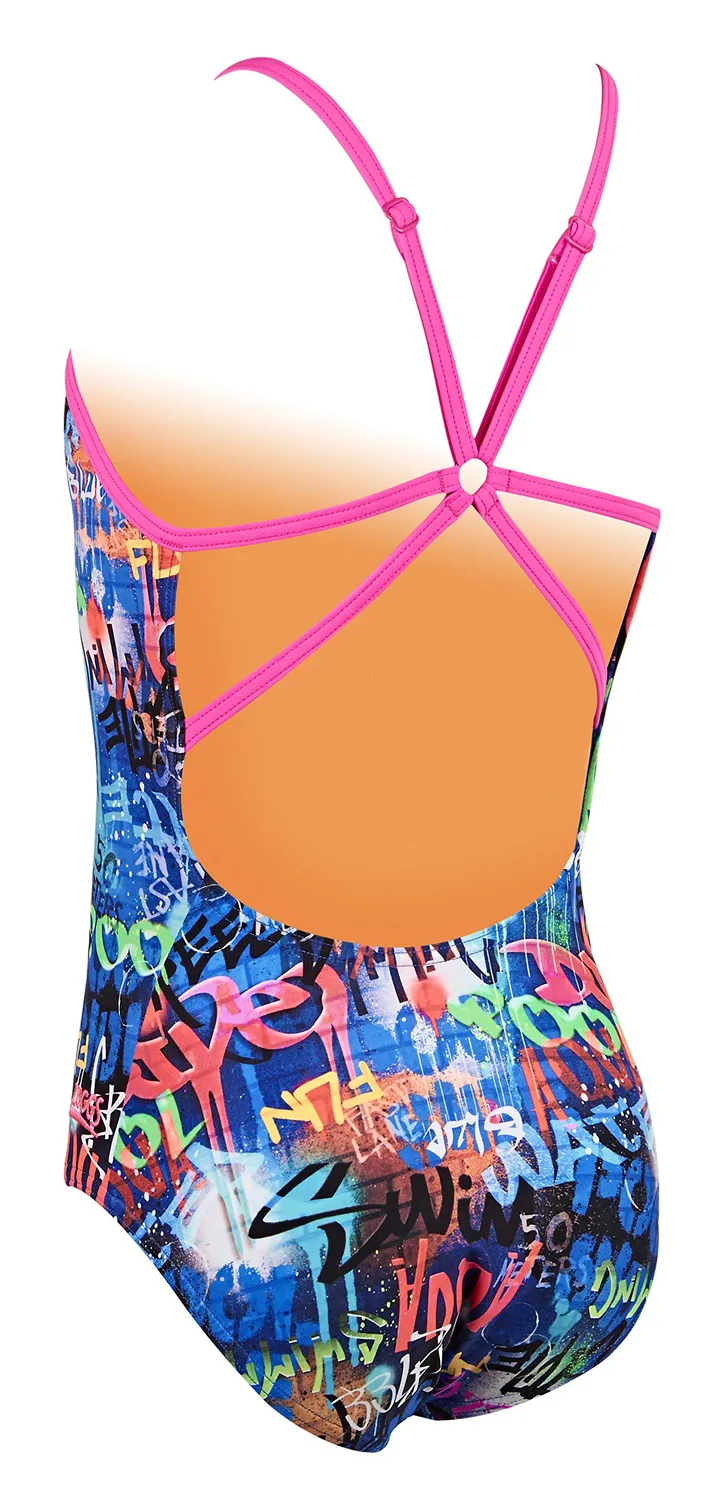 Zoggs Saber Starback costume intero bambina 12 anni