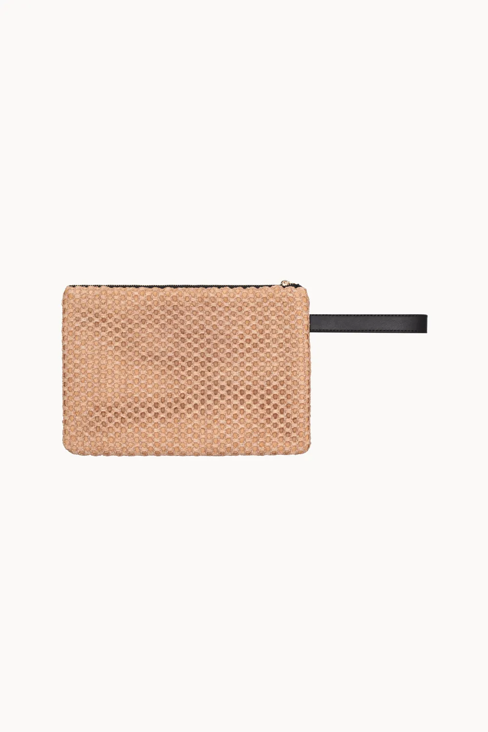 4 Giveness Pochette Donna Sand-Nero in Tessuto