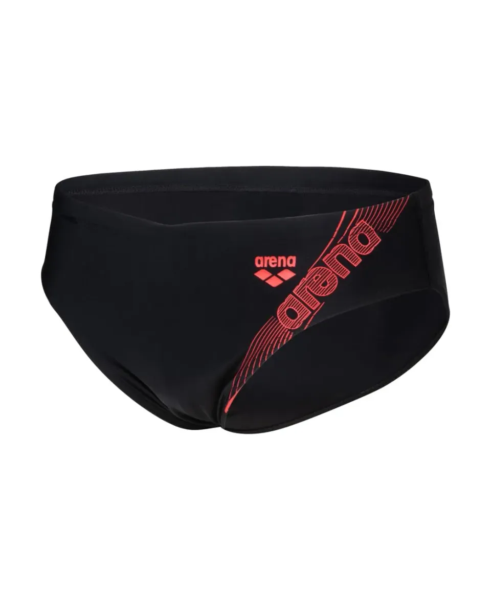 Arena Dreamy costume slip uomo black turchese