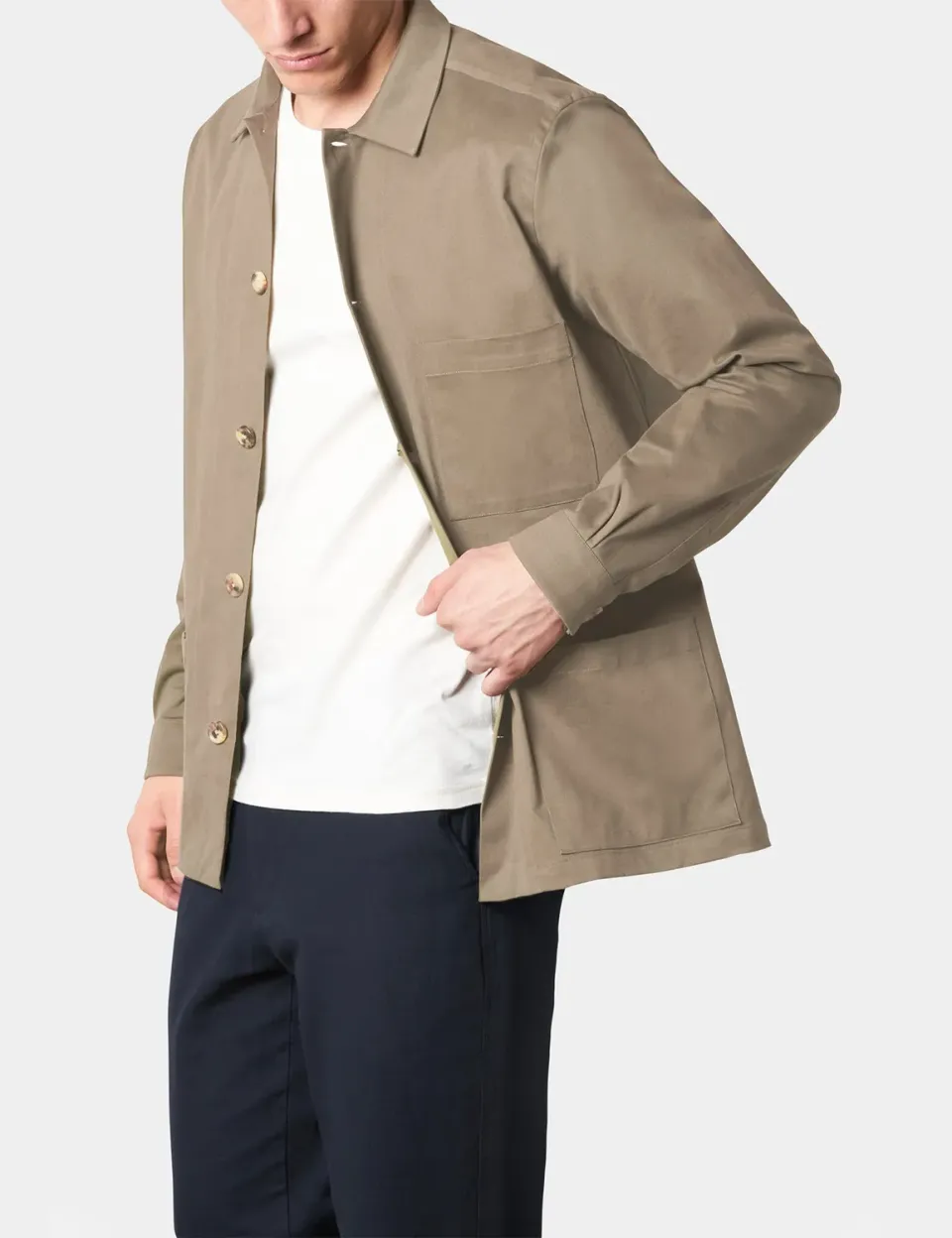 Ripa Ripa Chiaia Nocciola giacca cotone nocciola