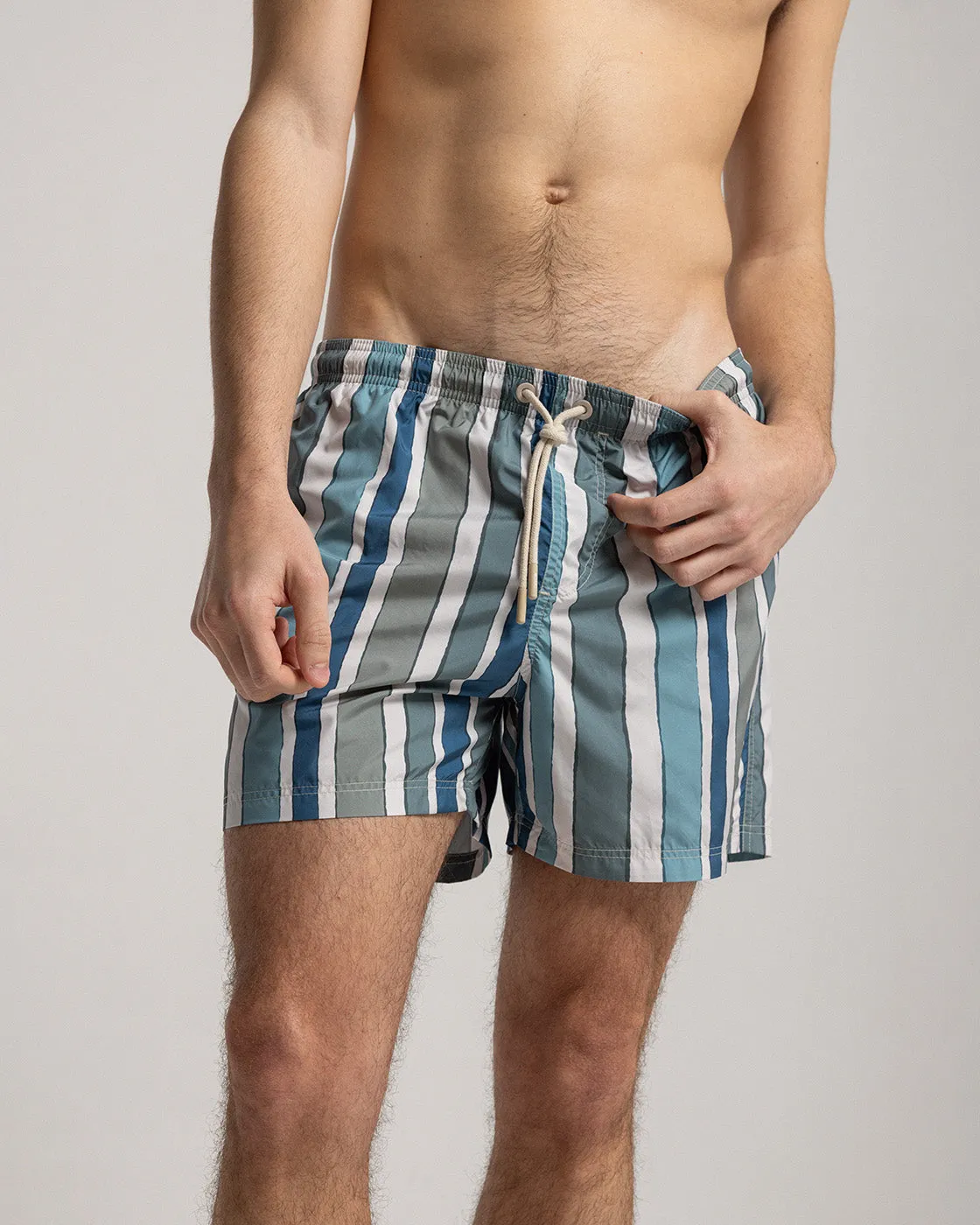 Mosso Sunwear Baiadera boxer mare blu a righe