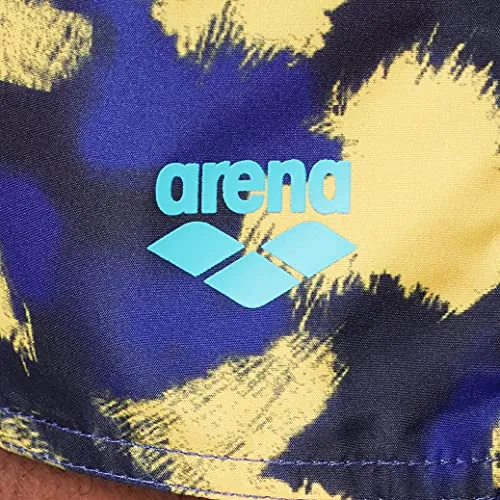 Arena Fundamentals Allover boxer uomo navy multi corto