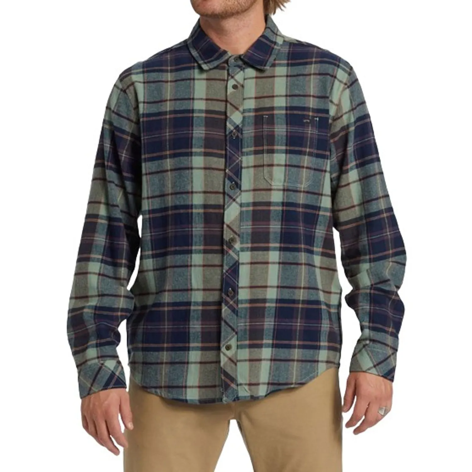 Billabong Coastline Flannel t-shirt uomo flanella morbida