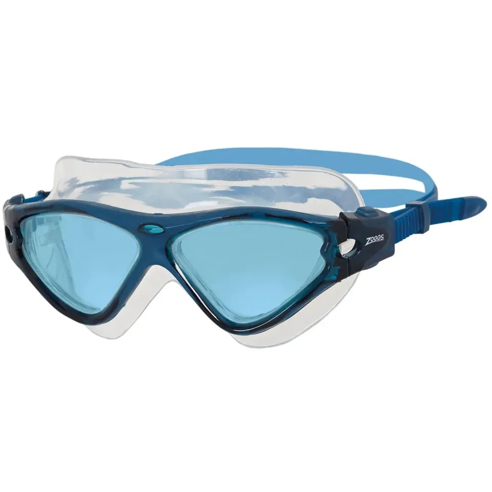 Zoggs Tri-Vision maschera nuoto grigio nero lente rame