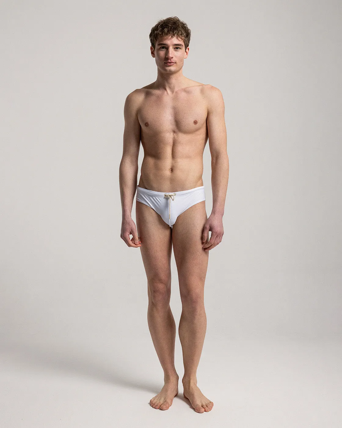 Mosso Sunwear White slip mare uomo bianco nylon rigenerato