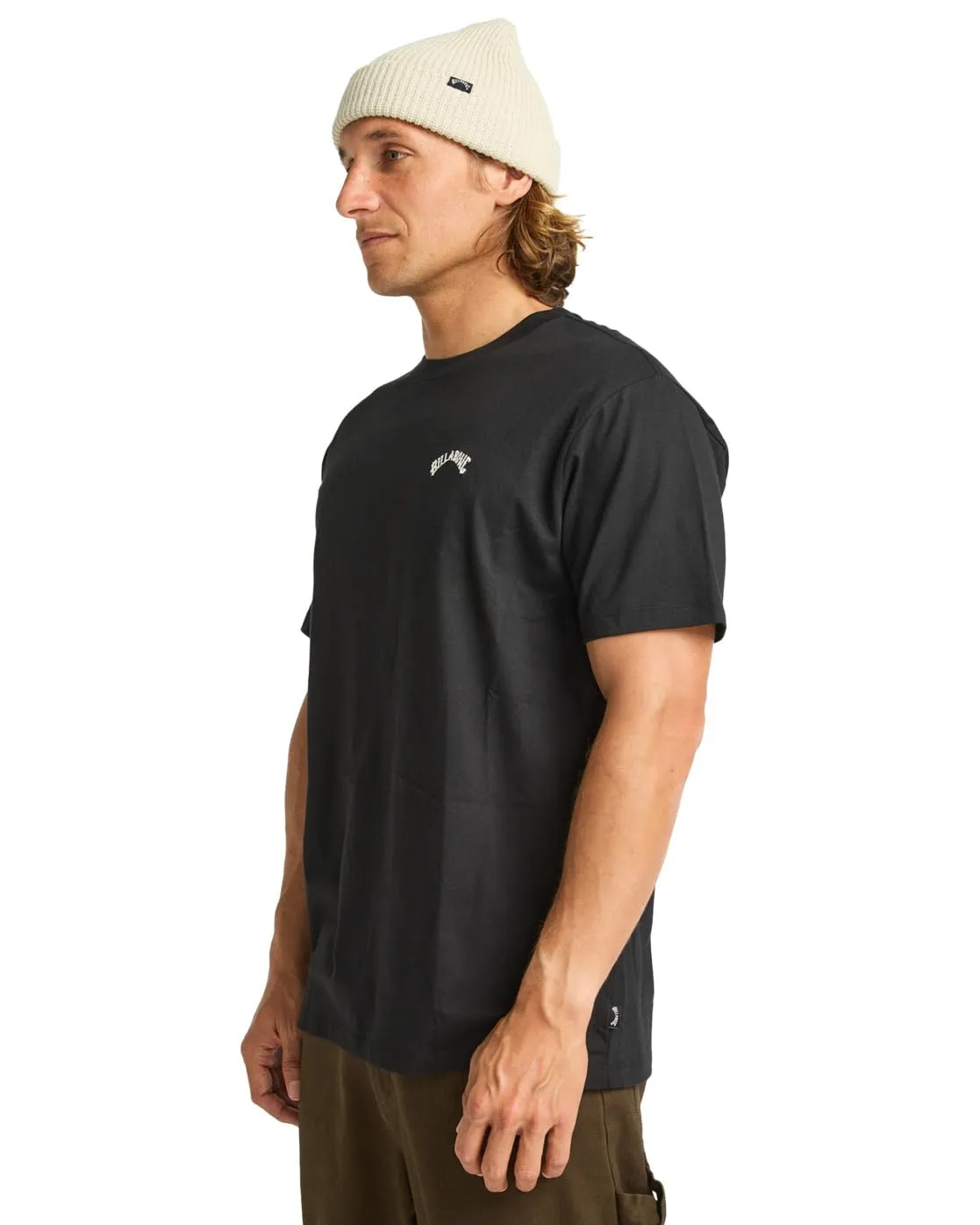 Billabong Arch Crew SS T-Shirt Uomo Cotone Bianco