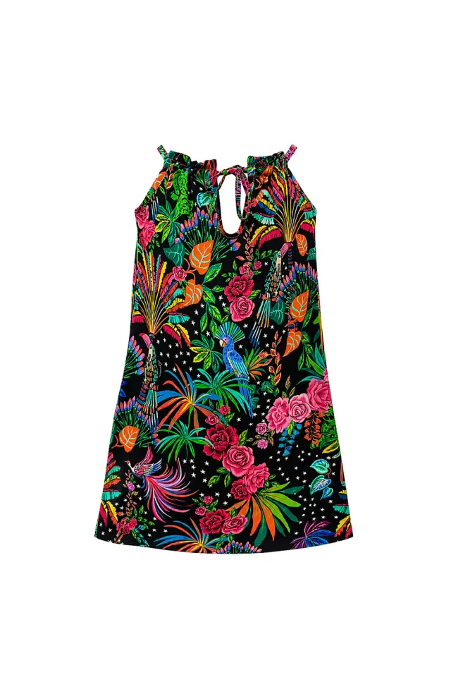 4 Giveness Allaccio Collo vestito mare bimba leggero