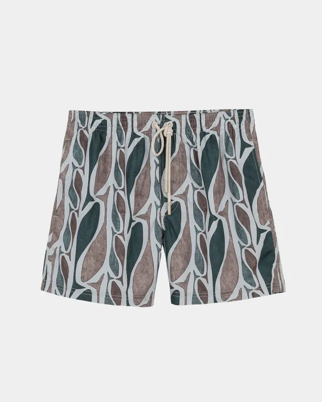 Mosso Sunwear costume boxer pesci verde riciclato