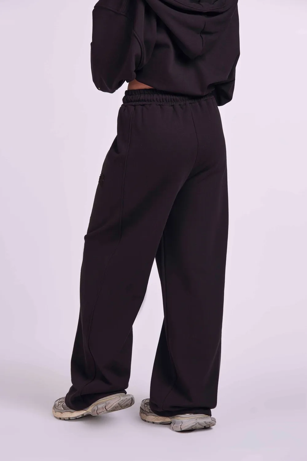 4 Giveness Palace 4GVS Pantaloni Palazzo Cotone Nero M