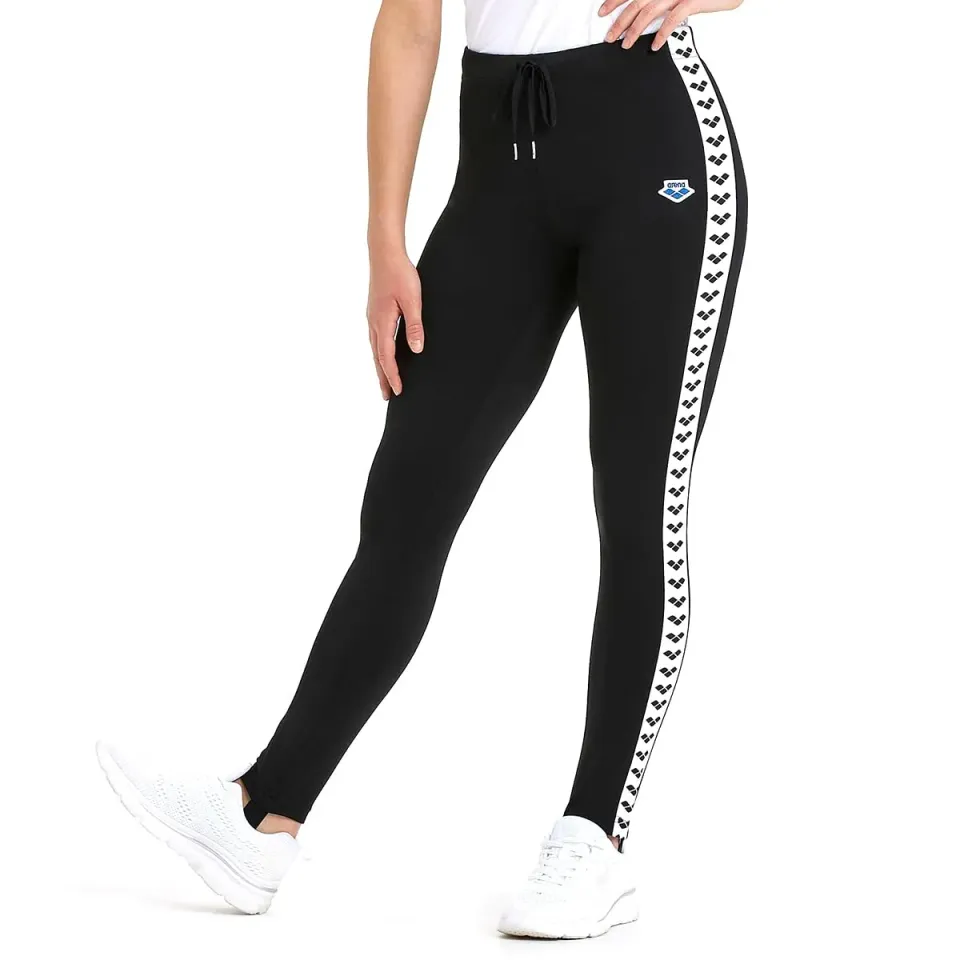 Arena Caroline Team tights donna S vita alta nero