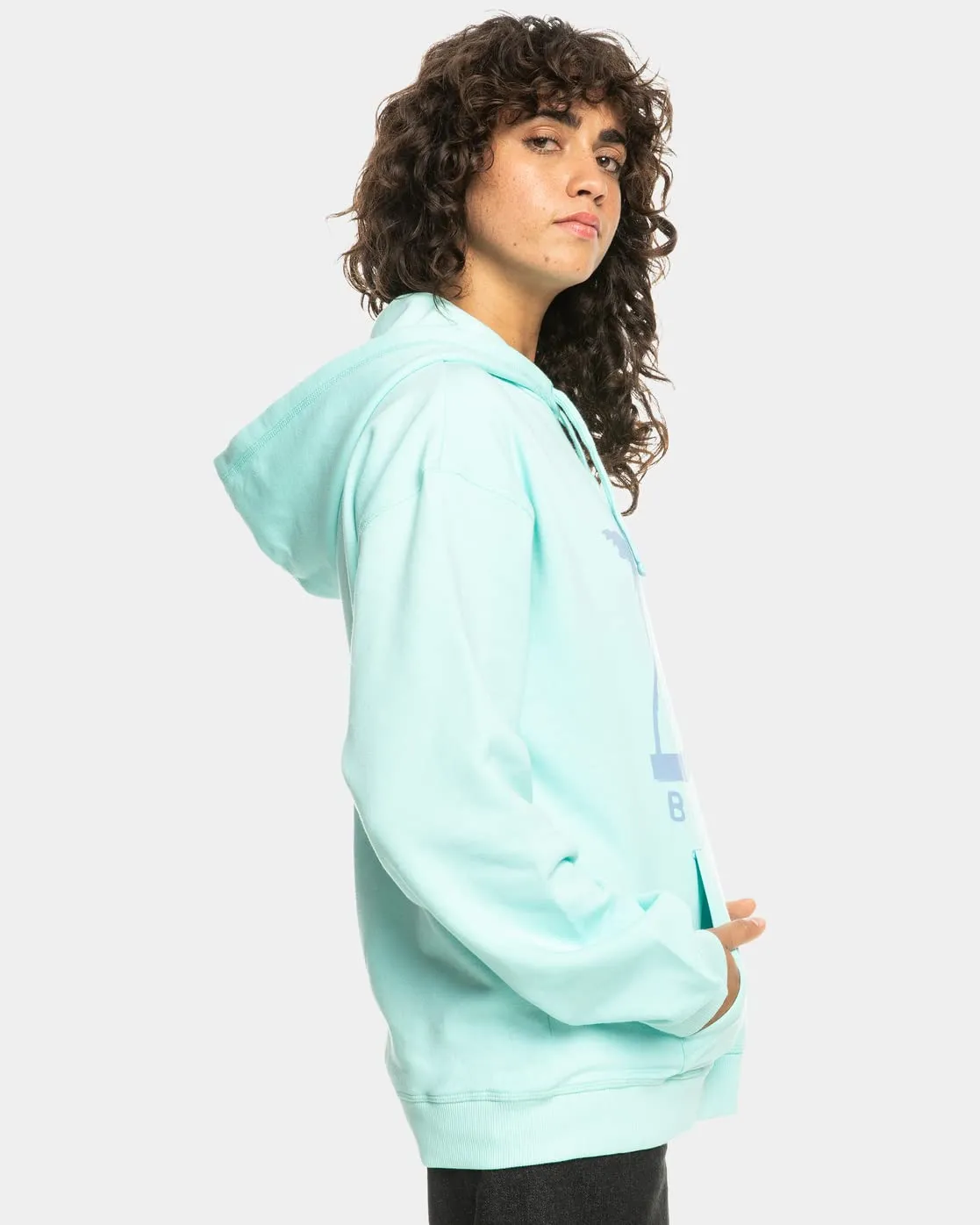 Billabong Palm Isle Hoodi felpa donna L cappuccio