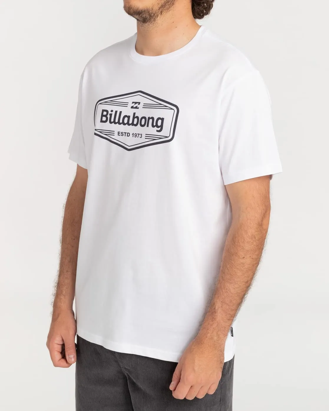 Billabong Unity Stacked SS t-shirt uomo bianca cotone