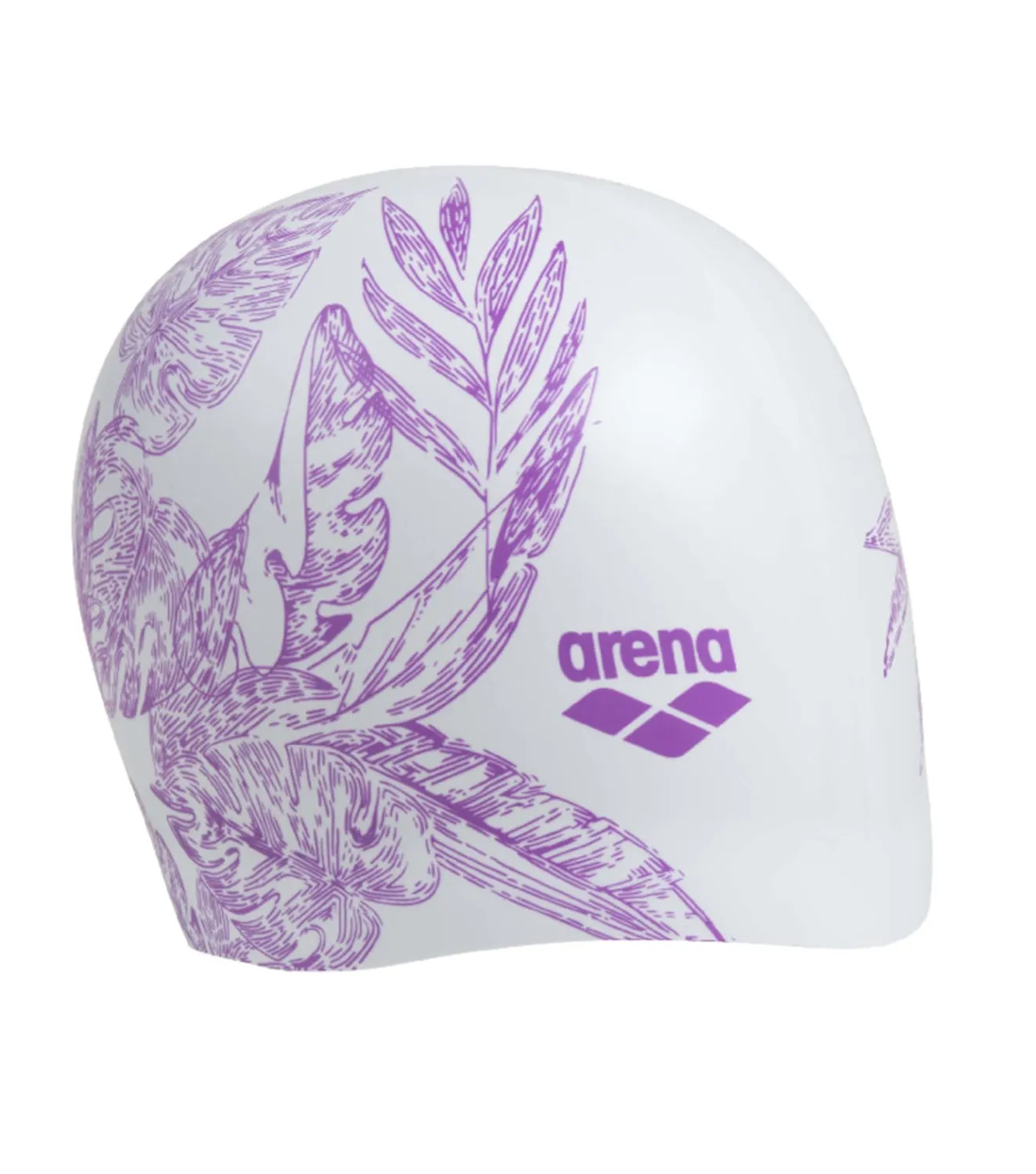 Arena Sirene Silicone cuffia nuoto capelli lunghi argento