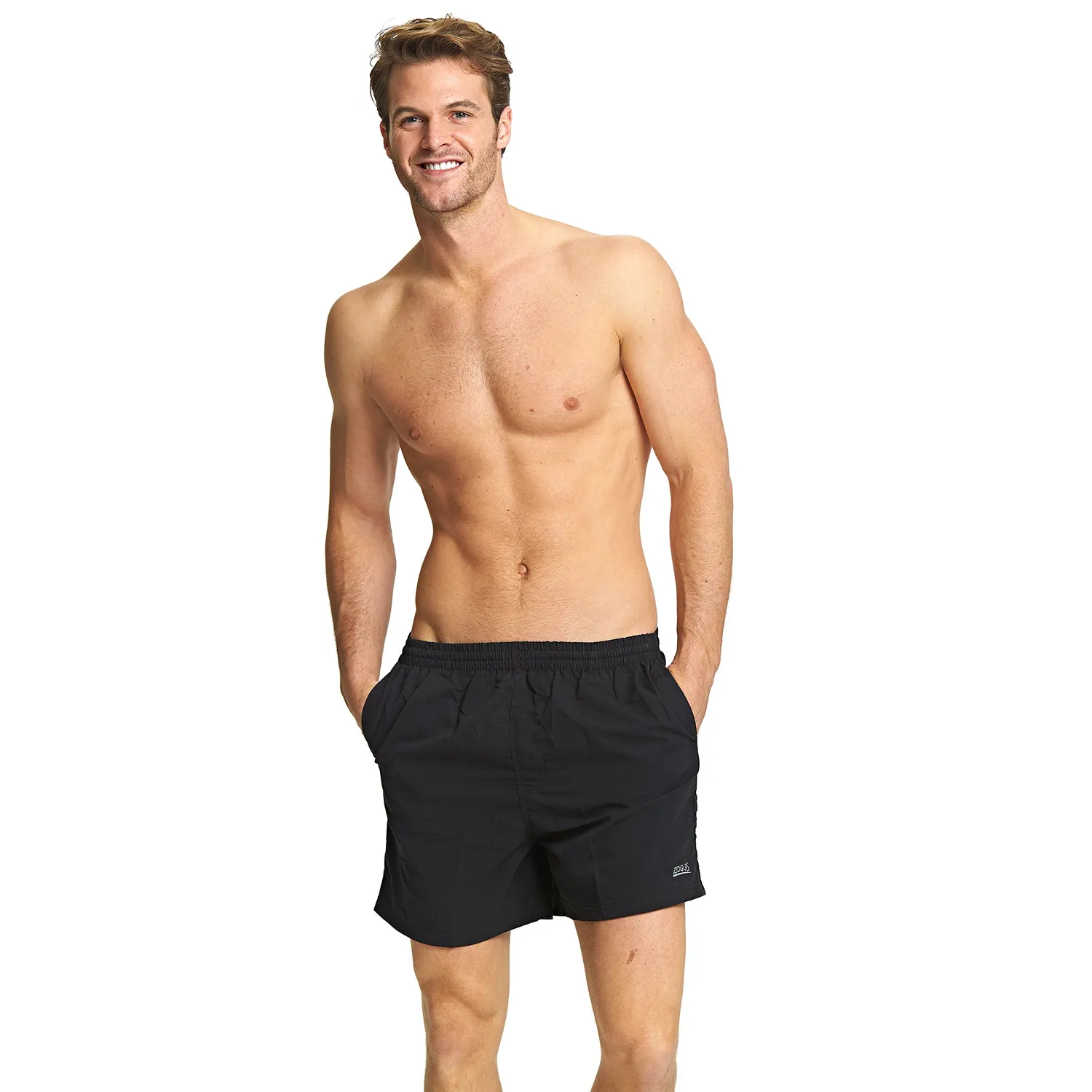 Zoggs Penrith costume boxer uomo nero cloro-resistente