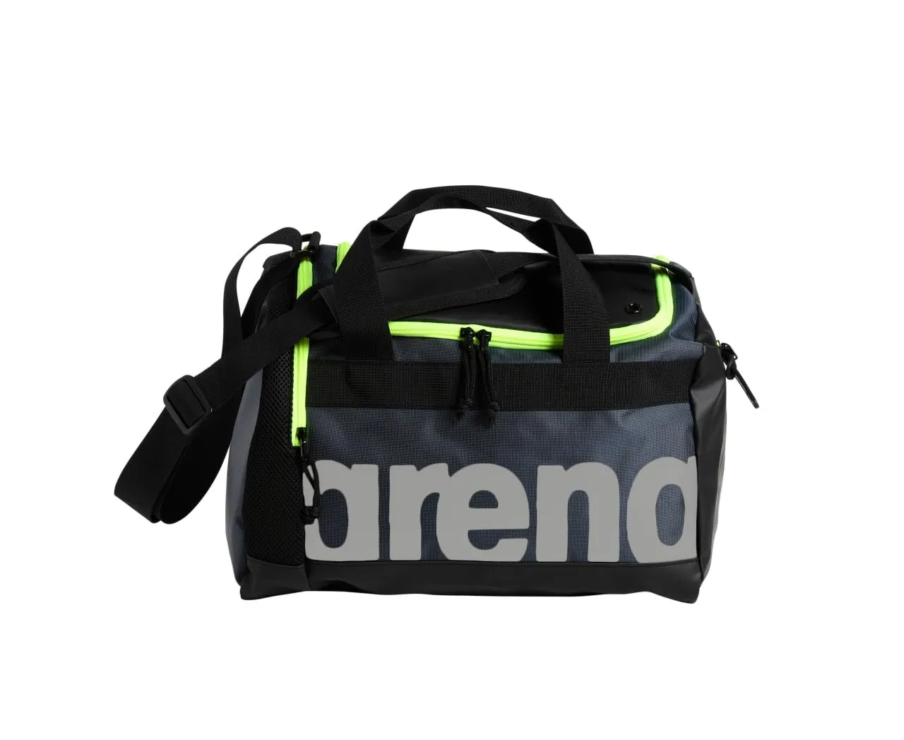arena Spiky III Duffle 25 borsone nero giallo 25 litri idrorepellente