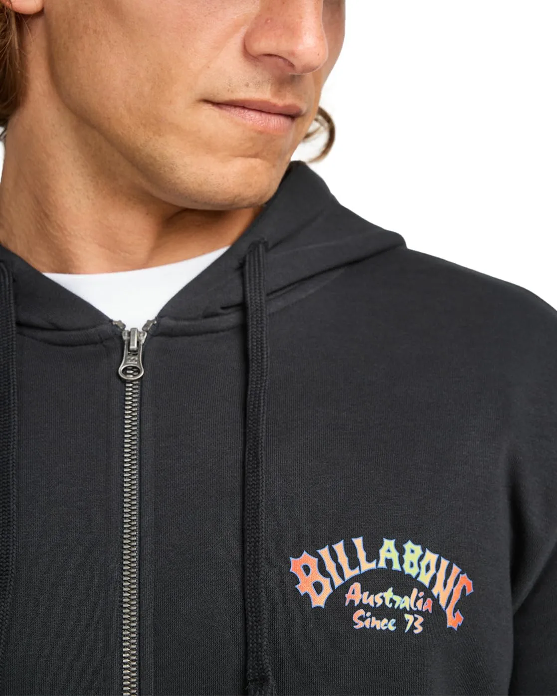 Billabong Foundation ZH felpa uomo nero con cappuccio