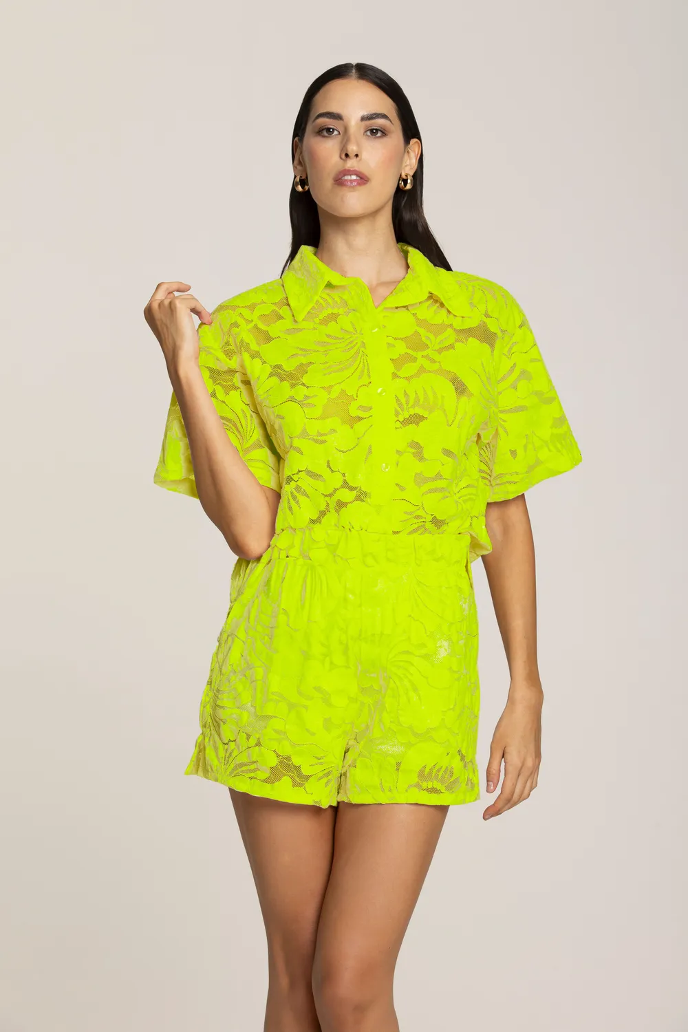 4 Giveness Blossom Lace Short Pizzo Floreale