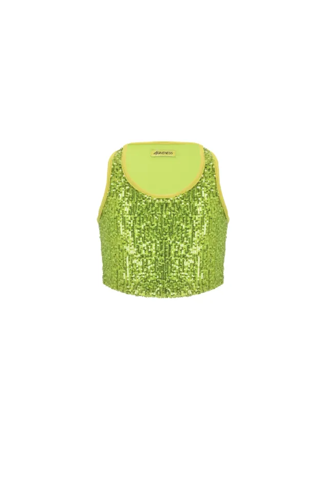 4 Giveness Top Paillettes tutina bimba paillettes