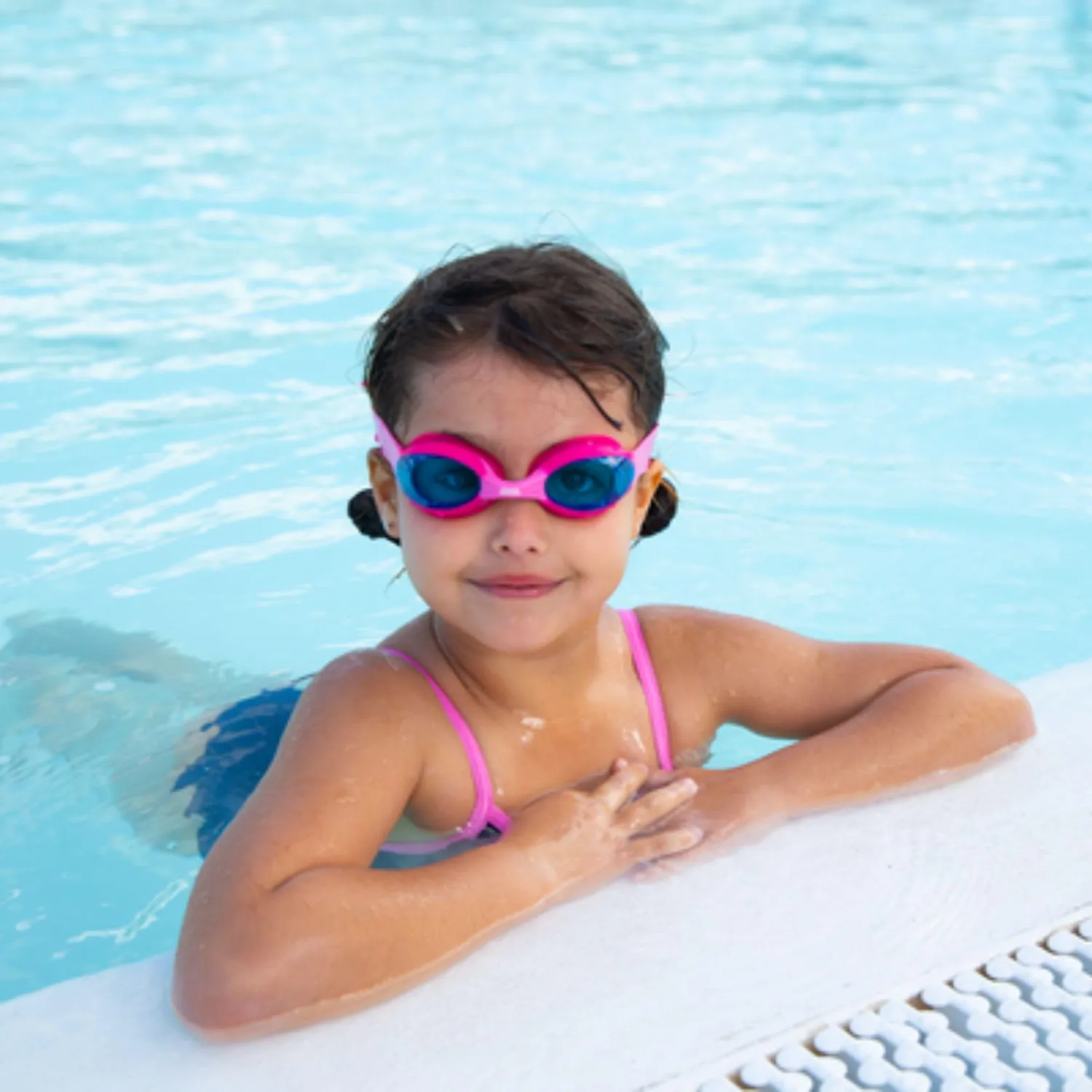 Zoggs Little Twist occhialini nuoto bambini rosa antiappannamento