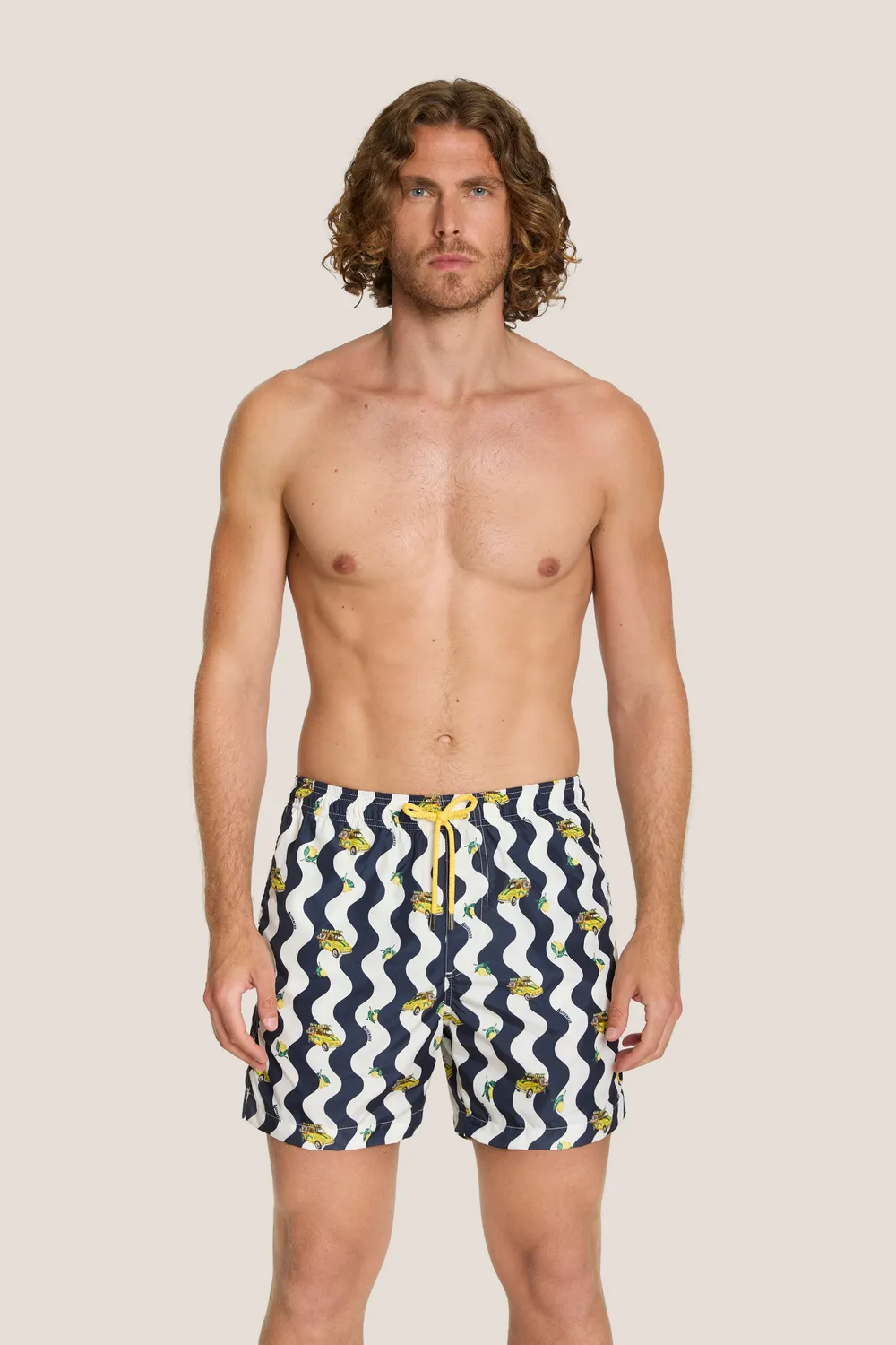 4Giveness Capri Short Mare Uomo Tinta Unita Blu