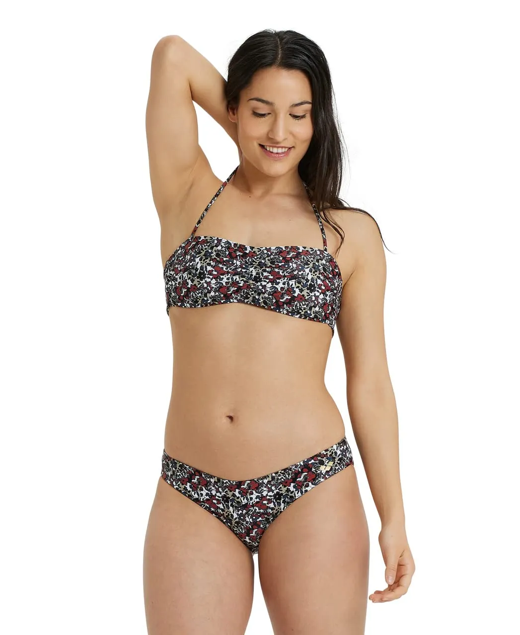 Arena Allover Bikini Bandeau Due Pezzi Donna Foderato