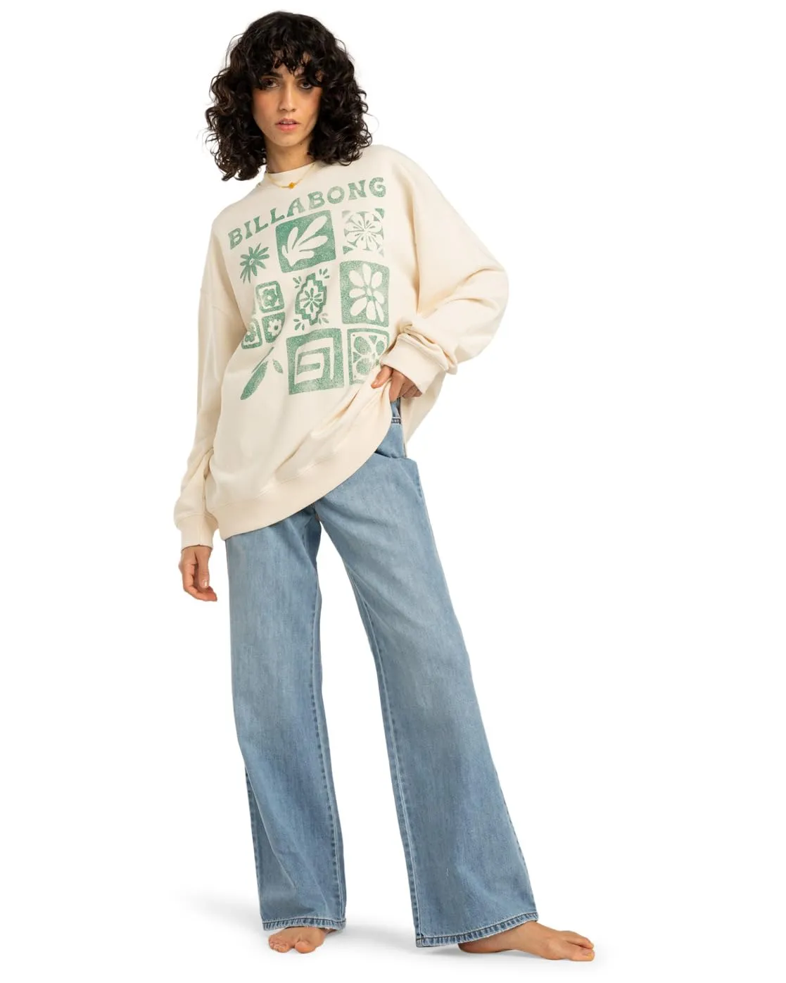 Billabong Ride In felpa donna avocado pile