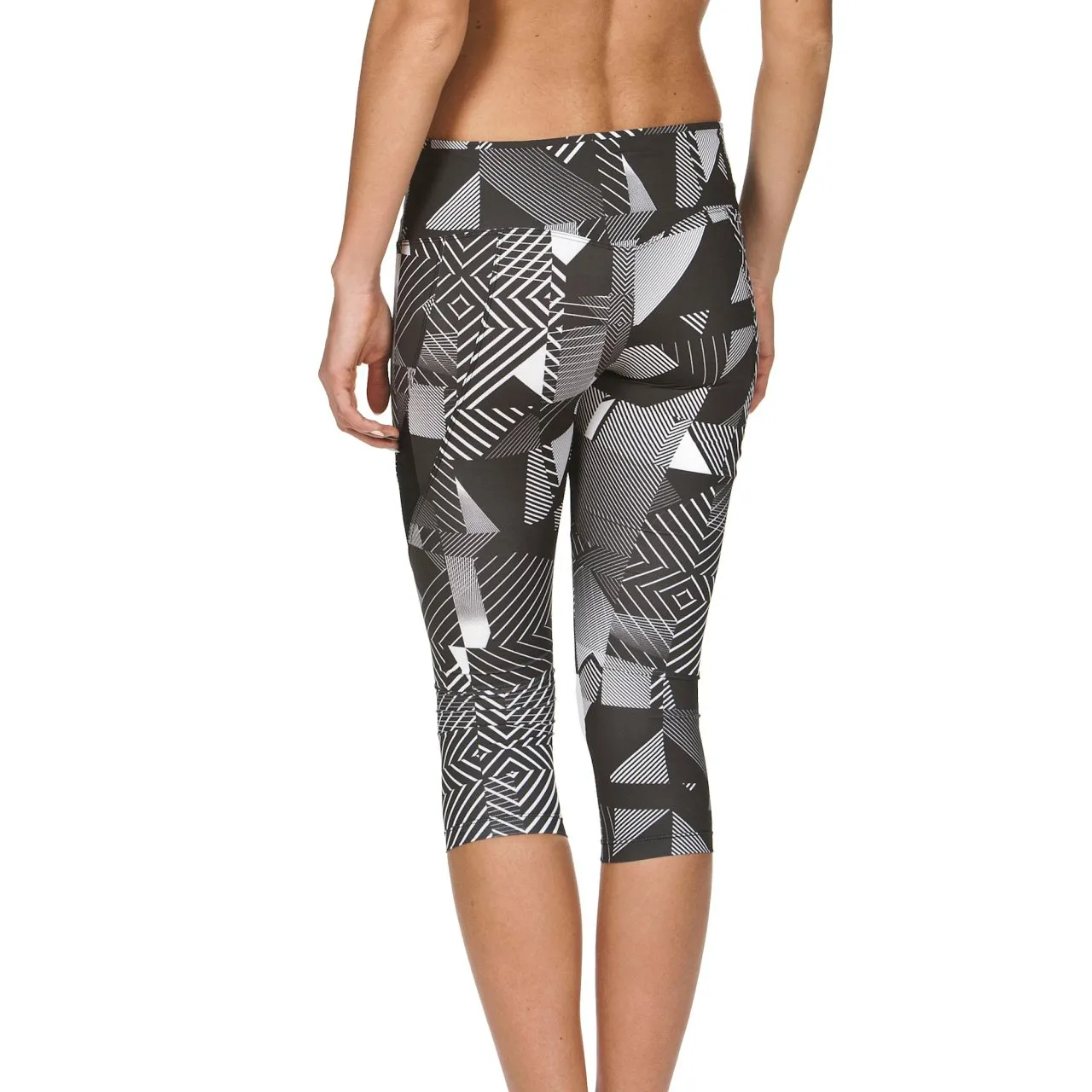 Arena Gym Leggings 3/4 Donna Glitch elasticizzati