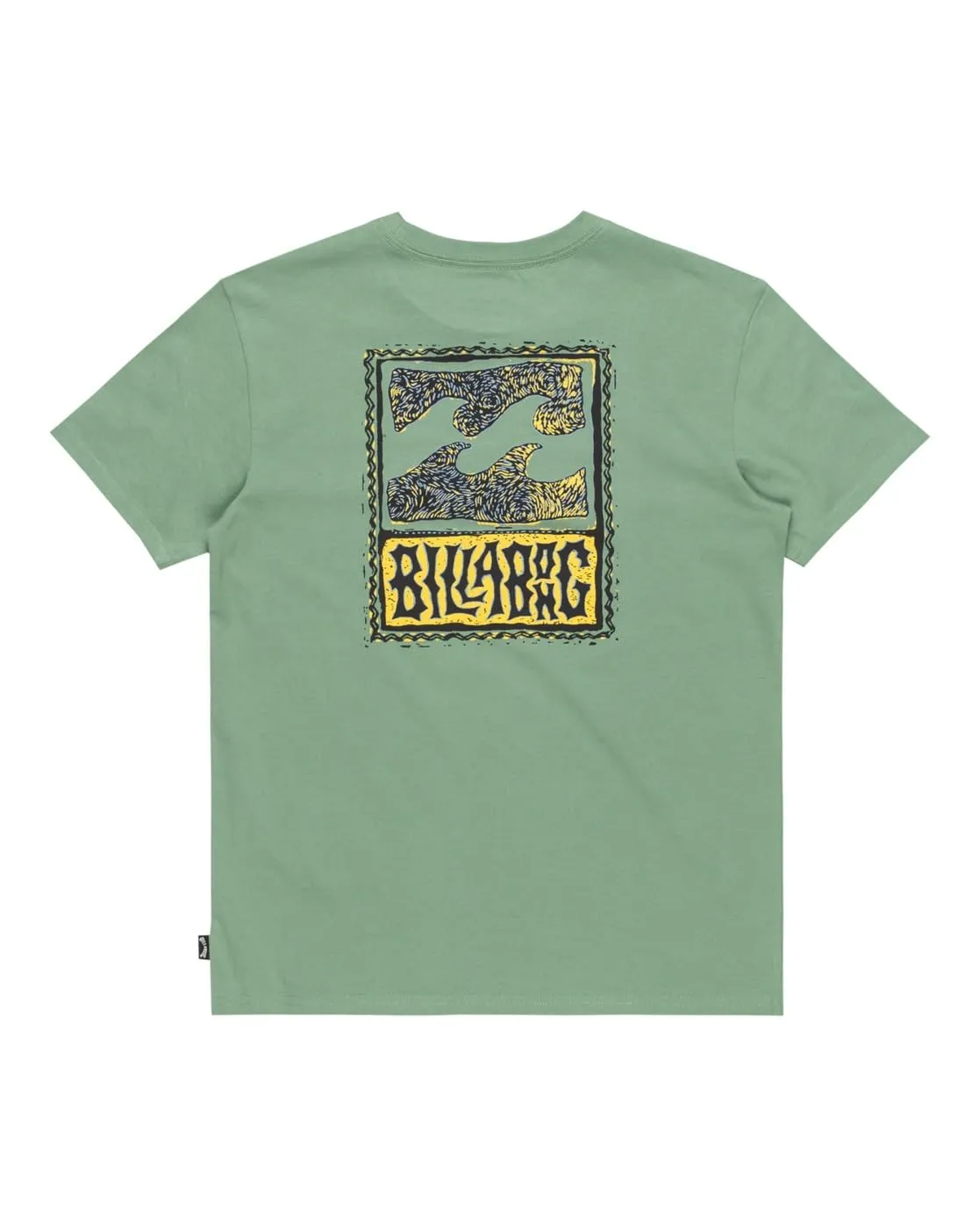 Billabong Stamp Maglietta Ragazzi Moss cotone