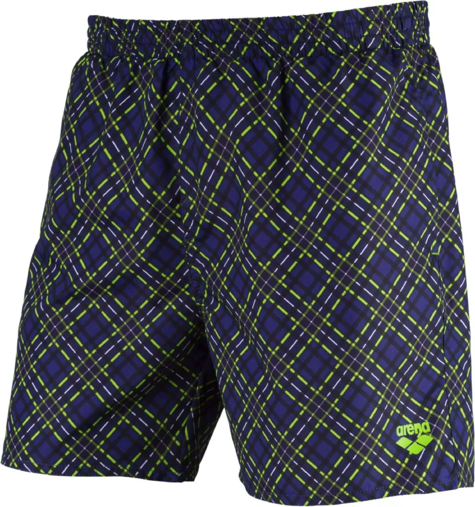 Arena Printed Check 2 Boxer Uomo 41,5 cm poliestere rapido