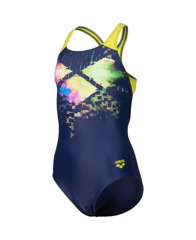 Arena Multi Pixels Pro Back Costume Intero Bambina